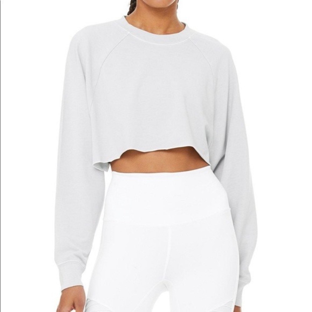 Alo Yoga Washed Double Take Pullover